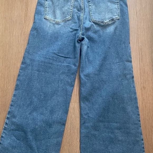 Women's Blue Wide-Leg Jeans TNR - Picture 2 of 3